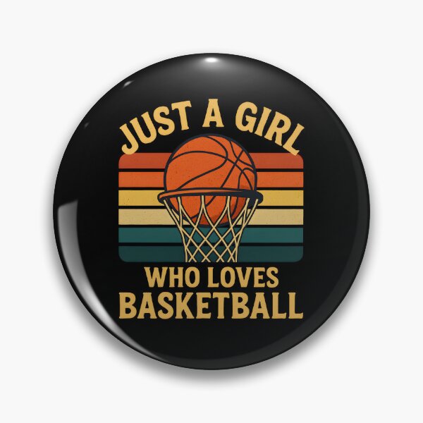 Item preview, Just A Girl Who Loves Basketball Vintage Retro Hoop Women Sports designed and sold by Photo-Sphere101.