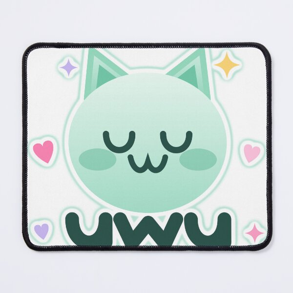 Item preview, Kawaii cat uwu pastel mint designed and sold by NTOO.