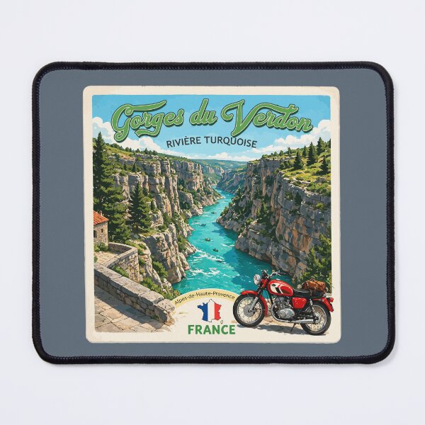 Item preview, Gorges du Verdon D23 Grand Canyon of Europe France Sticker TShirt 10 designed and sold by OuterShellUK.