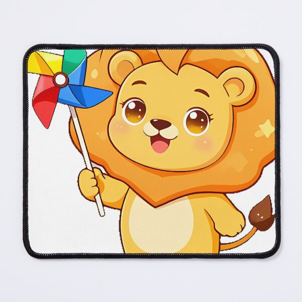 Item preview, Lion Cub with Pinwheel designed and sold by pumsquare.