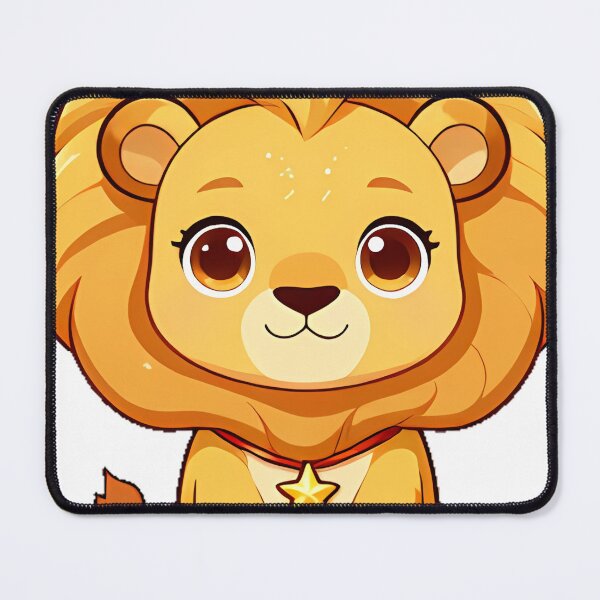 Item preview, Lion Cub with Star Necklace designed and sold by pumsquare.