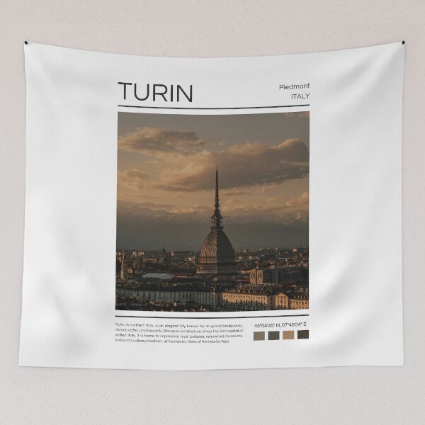 Item preview, Turin - Italy designed and sold by StudioRedKoala.