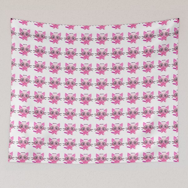 Item preview, Low Poly Pink Cat Meow designed and sold by Agnisherl.