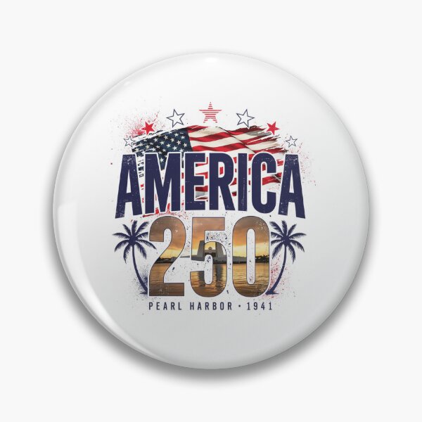 Item preview, America 250 Honolulu Hawaii Pearl Harbor Semiquincentennial 1776 - 2026 Vintage Flag v2 designed and sold by DarylWelsh2024.