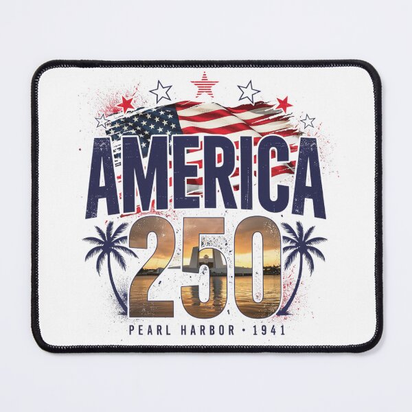 Item preview, America 250 Honolulu Hawaii Pearl Harbor Semiquincentennial 1776 - 2026 Vintage Flag v2 designed and sold by DarylWelsh2024.
