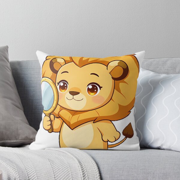 Item preview, Lion Cub with Hand Mirror designed and sold by pumsquare.
