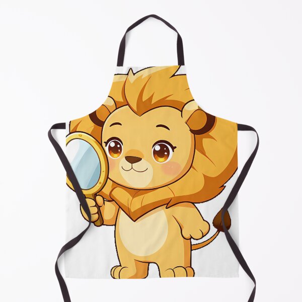 Item preview, Lion Cub with Hand Mirror designed and sold by pumsquare.