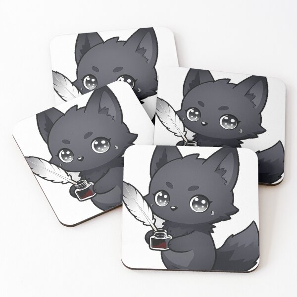 Item preview, Werewolf with Inkwell and Quill designed and sold by IllumeInk.
