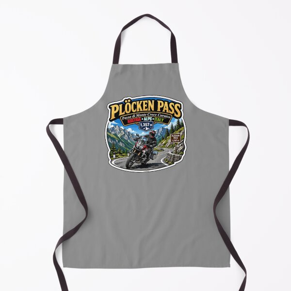 Item preview, Plöcken Pass, Passo di Monte Croce Carnico Austria - Italy Motorcycle Sticker TShirt 04 designed and sold by OuterShellUK.