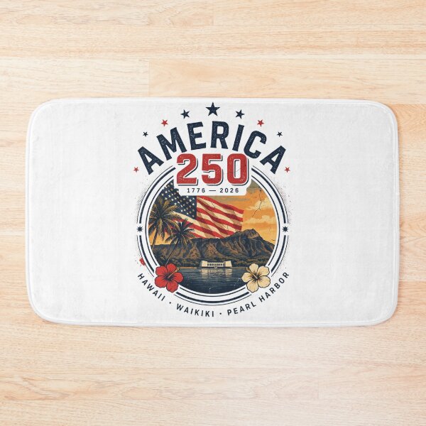 Item preview, America 250 Honolulu Hawaii Pearl Harbor Semiquincentennial 1776 - 2026 Vintage Flag v3 designed and sold by DarylWelsh2024.