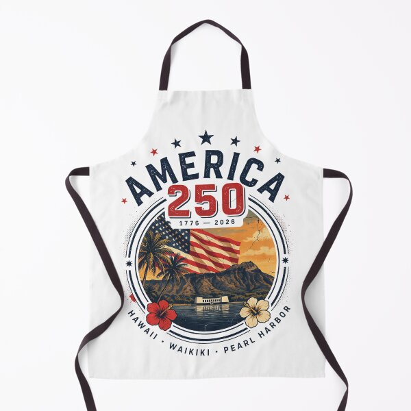 Item preview, America 250 Honolulu Hawaii Pearl Harbor Semiquincentennial 1776 - 2026 Vintage Flag v3 designed and sold by DarylWelsh2024.