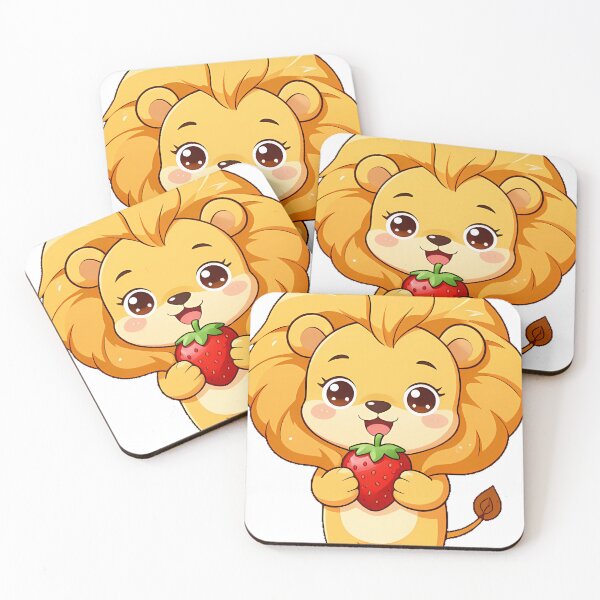 Item preview, Lion Cub with Strawberry designed and sold by pumsquare.