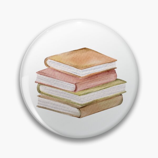 Item preview, Vintage Stack of Colorful Books Watercolor Illustration designed and sold by Sagi Jane Art.