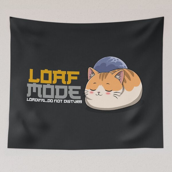 Item preview, Loaf Mode Kawaii Cat designed and sold by ZenReiArt.