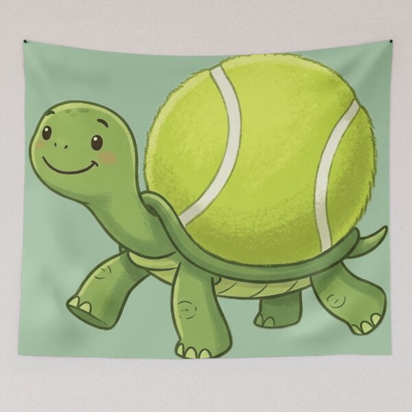 Item preview, Tennis turtle designed and sold by The King's general goods.