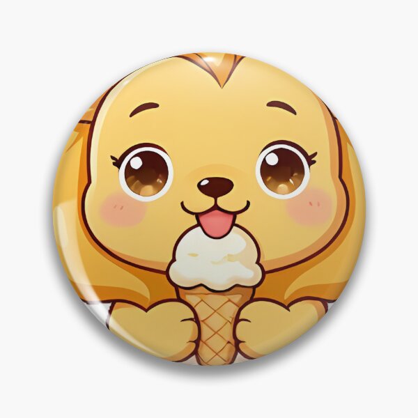 Item preview, Lion Cub with Ice Cream Cone designed and sold by pumsquare.