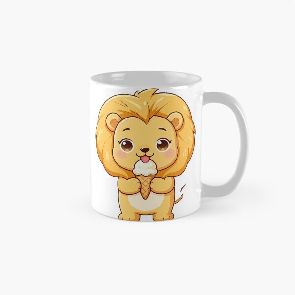 Item preview, Lion Cub with Ice Cream Cone designed and sold by pumsquare.
