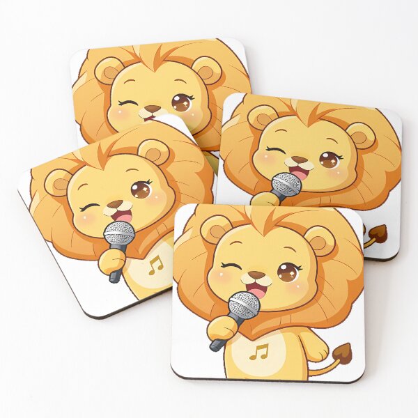 Item preview, Lion Cub with Microphone designed and sold by pumsquare.