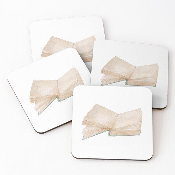 Item preview, Open Vintage Book Watercolor Illustration designed and sold by Sagi Jane Art.