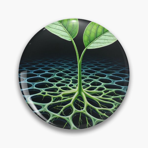Item preview, The plant grows from a complex, organic network designed and sold by Mianku | Für das Leben.