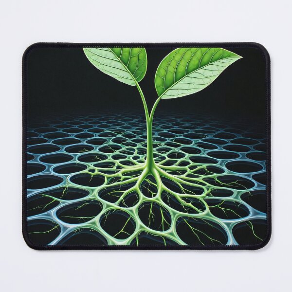 Item preview, The plant grows from a complex, organic network designed and sold by Mianku | Für das Leben.