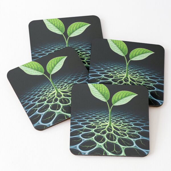 Item preview, The plant grows from a complex, organic network designed and sold by Mianku | Für das Leben.