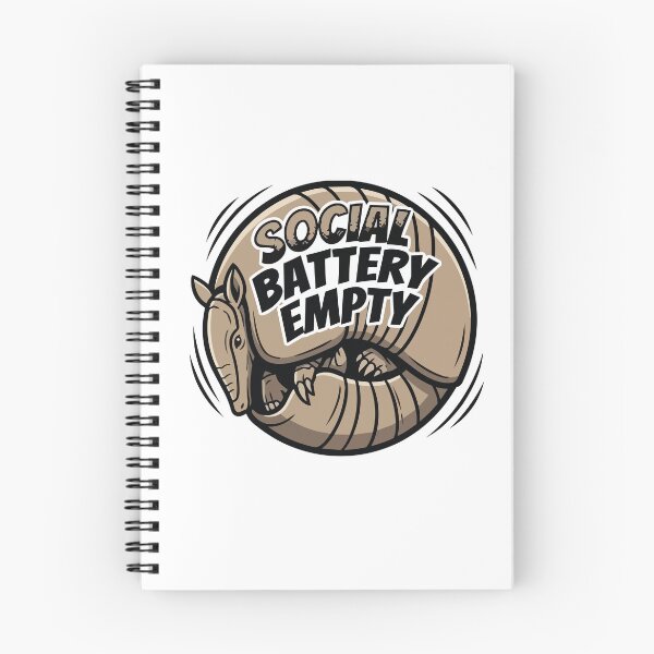 Item preview, Social Battery Empty Pop Art Three Banded Armadillo designed and sold by Arc2020.