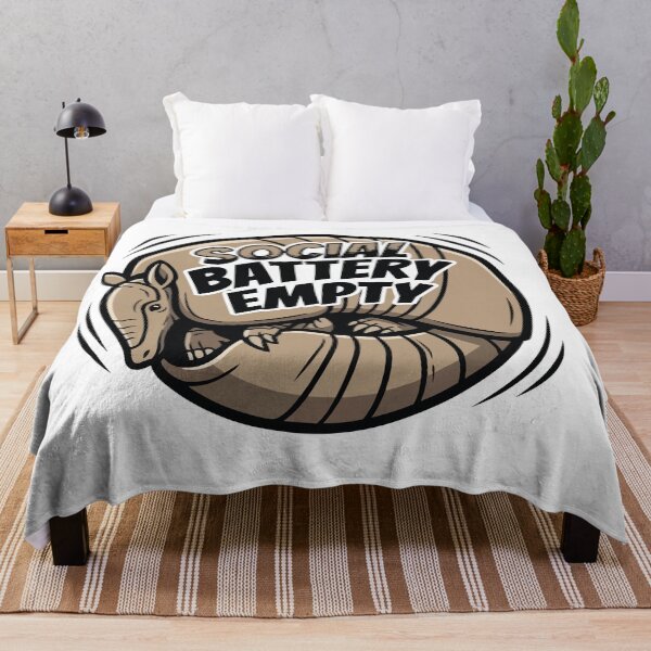 Item preview, Social Battery Empty Pop Art Three Banded Armadillo designed and sold by Arc2020.