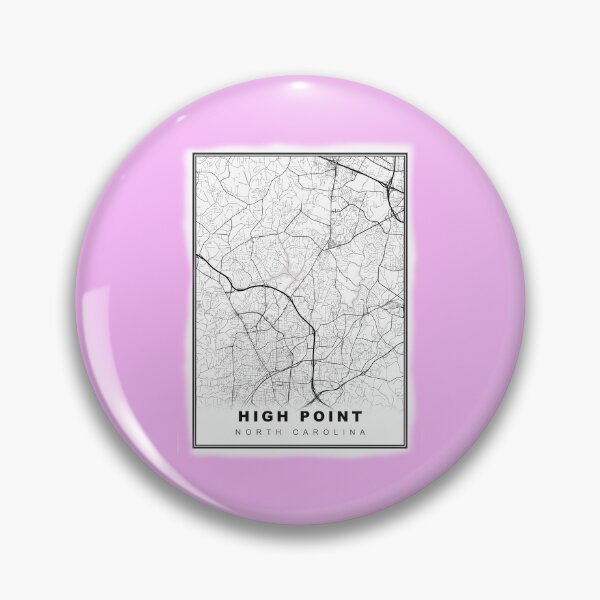 Item preview, Minimalist High Point Map designed and sold by Tamas Das.