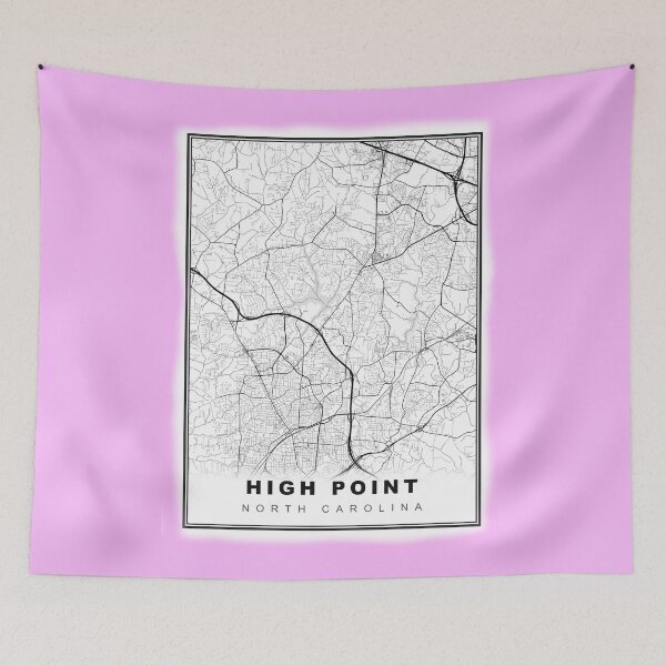 Item preview, Minimalist High Point Map designed and sold by Tamas Das.