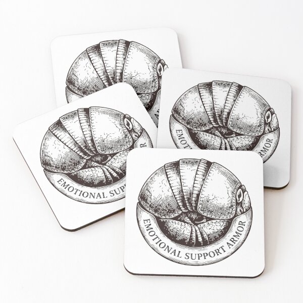 Item preview, Emotional Support Armor Vintage Three Banded Armadillo designed and sold by Arc2020.