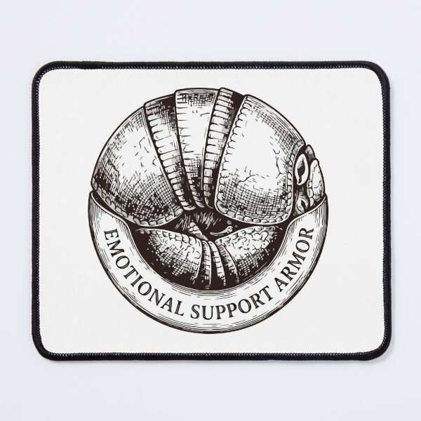 Item preview, Emotional Support Armor Vintage Three Banded Armadillo designed and sold by Arc2020.