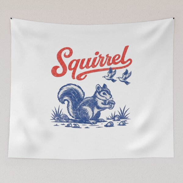 Item preview, Squirrel Ringer Retro Americana Wildlife designed and sold by Gbriel3.