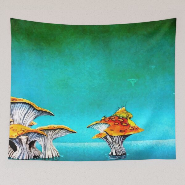 Item preview,   New Upload  - Roger Dean - Best Artist - Roger Dean Inspired Fantasy Landscape – Surreal Progressive Rock Art designed and sold by MirandaZArt.
