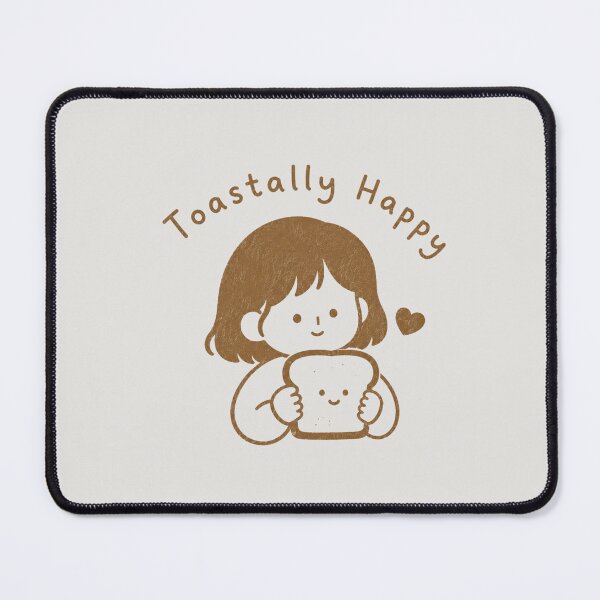 Item preview, Toastally Happy – Cute Kawaii Toast Breakfast designed and sold by Eathusiast.