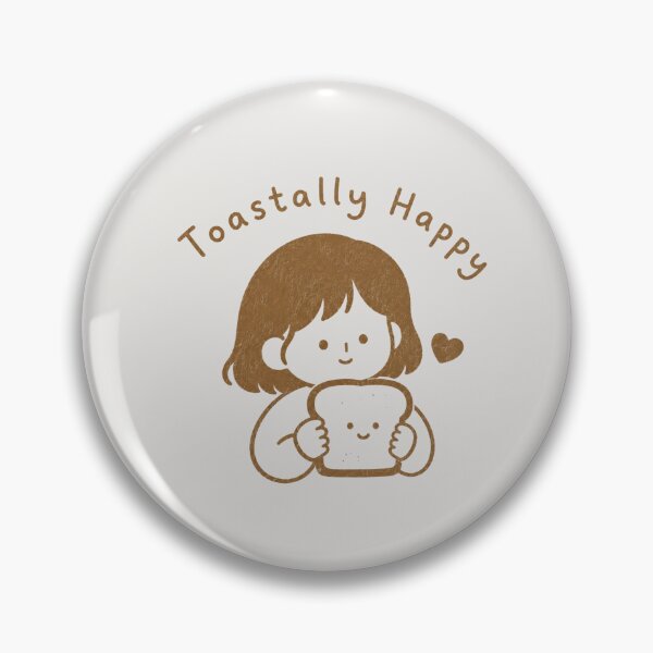 Item preview, Toastally Happy – Cute Kawaii Toast Breakfast designed and sold by Eathusiast.