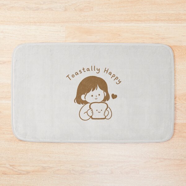 Item preview, Toastally Happy – Cute Kawaii Toast Breakfast designed and sold by Eathusiast.