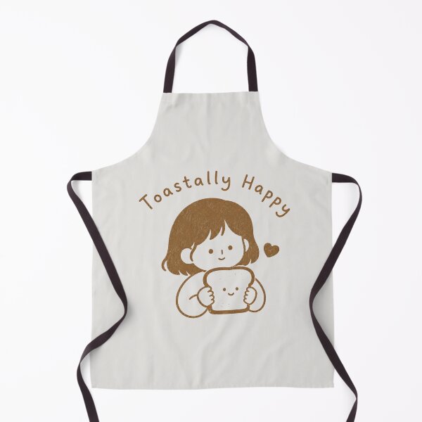 Item preview, Toastally Happy – Cute Kawaii Toast Breakfast designed and sold by Eathusiast.