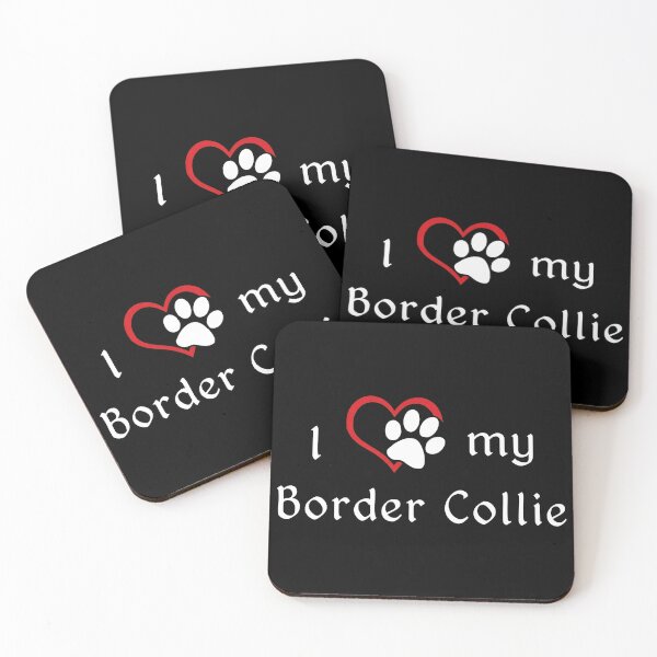 Item preview, I Love My Border Collie Heart Paw Print designed and sold by Dmo3HarkoArt.