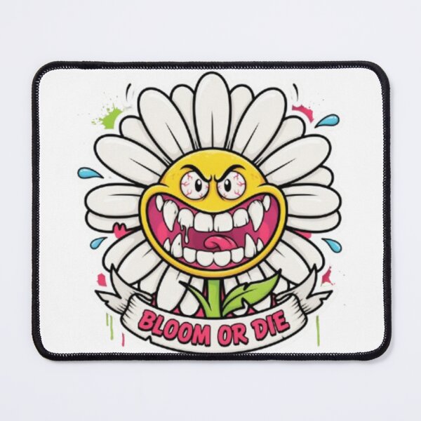 Item preview, Bloom Or Die Daisy Flower Monster Character designed and sold by TeeDesignMaster.