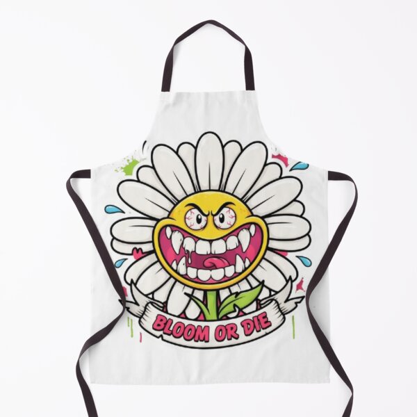 Item preview, Bloom Or Die Daisy Flower Monster Character designed and sold by TeeDesignMaster.