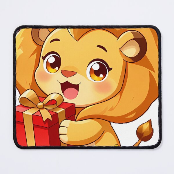 Item preview, Lion Cub with Gift Box designed and sold by pumsquare.