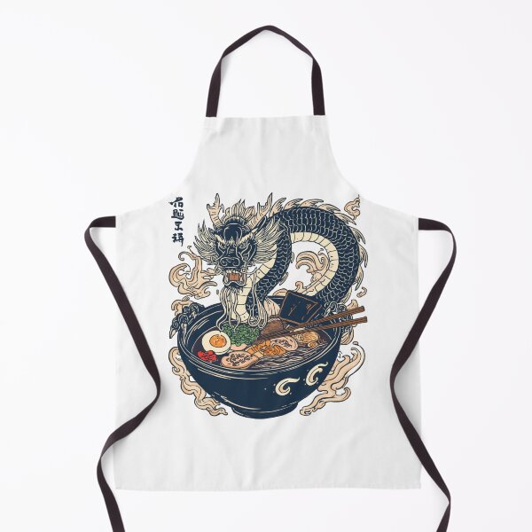 Item preview, Ramen Dragon – Japanese Vintage Woodblock Food Art designed and sold by Cavalier-org.