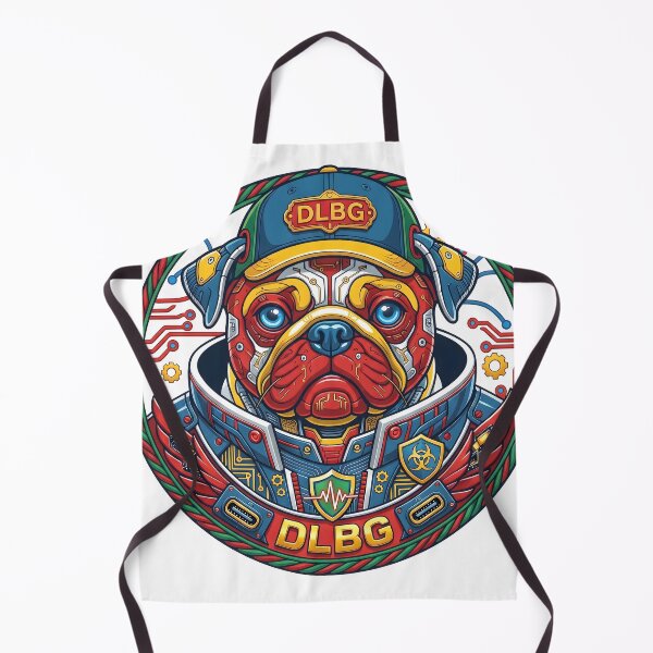 Item preview, Cyberpunk Pug Badge - Techno Beast Pop Comic Edition by DLBG designed and sold by DLBG-STORE.