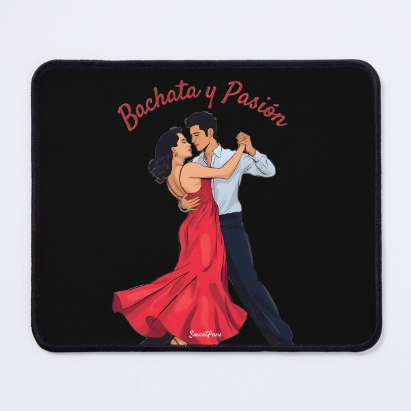 Item preview, Bachata y Pasión – Elegant Latino Dance Couple Vector, Romantic Sensual Latin Dancers Silhouette, Red Dress Comic Illustration Apparel Sticker designed and sold by SmartPuns.