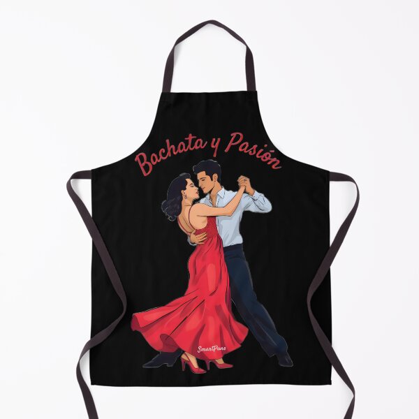 Item preview, Bachata y Pasión – Elegant Latino Dance Couple Vector, Romantic Sensual Latin Dancers Silhouette, Red Dress Comic Illustration Apparel Sticker designed and sold by SmartPuns.