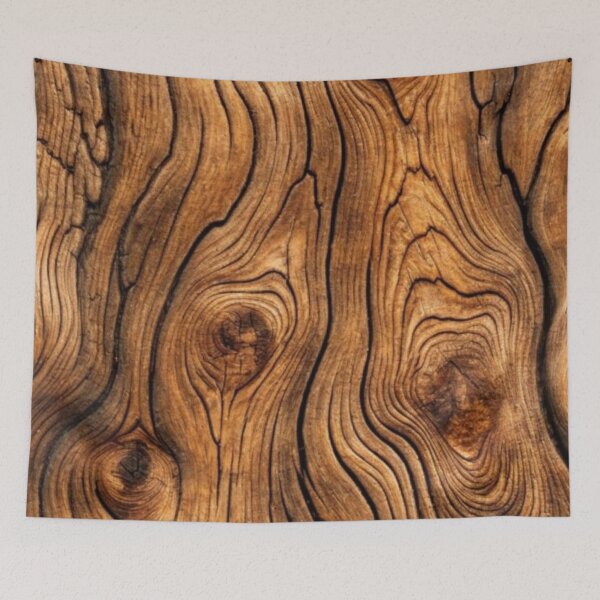 Item preview, Natural Wood Grain Knots Rustic Timber Pattern designed and sold by LYAN-STORE.