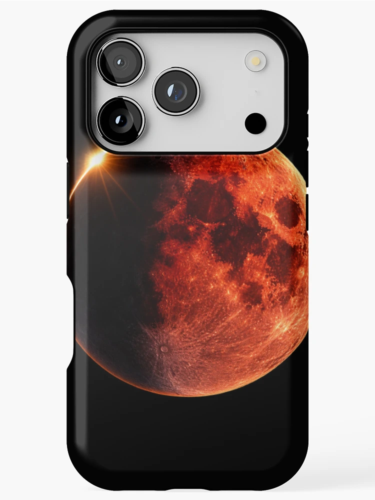 Thumbnail 1 of 4, iPhone Case, Lunar eclipse designed and sold by -ADRIAV-.