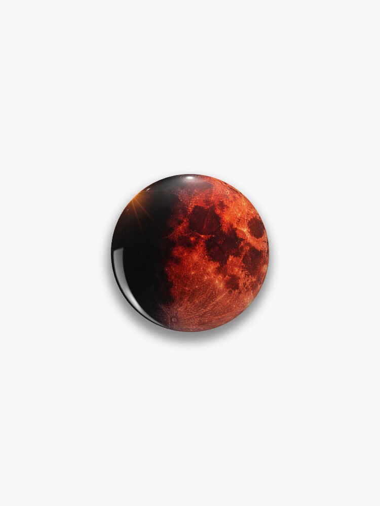 Thumbnail 1 of 3, Pin, Lunar eclipse designed and sold by ADRAV.