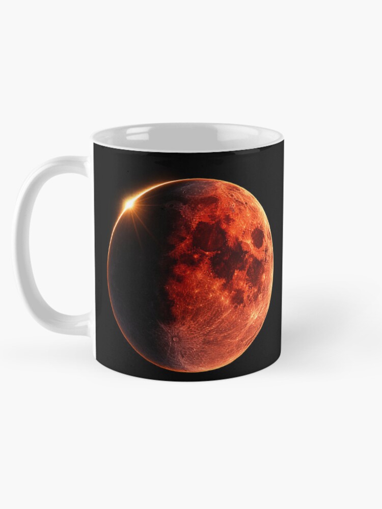 Thumbnail 5 of 6, Coffee Mug, Lunar eclipse designed and sold by ADRAV.